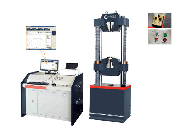 Special testing machine for steel strand and automobile fatigue testing machine shipped