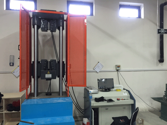 The difference in stiffness between testing machines