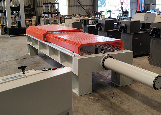 The digital display container horizontal tensile testing machine has been debugged and is ready for shipment