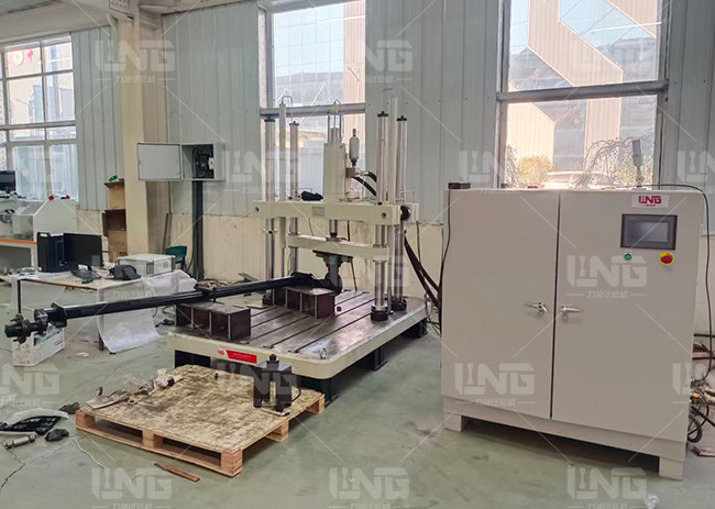 Jinan Leading Craftsmanship Delivers, Helps Shandong Automotive Parts Manufacturer Successfully Debug and Successfully Put into Production of Leaf Spring Fatigue Testing Machine