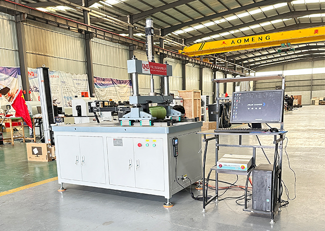 The computer-controlled wheeled indoor weighted fatigue testing machine has landed