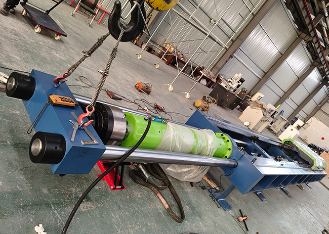 Steps for positioning the main unit of the horizontal tensile testing machine