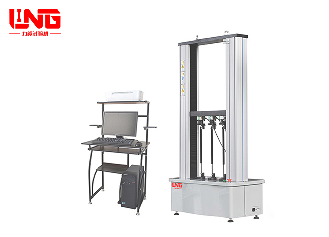 Microcomputer-controlled automobile air spring tension and compression testing machine