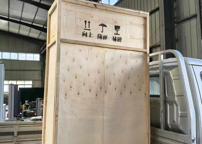 Custom widened electronic universal testing machine has been arranged for delivery.