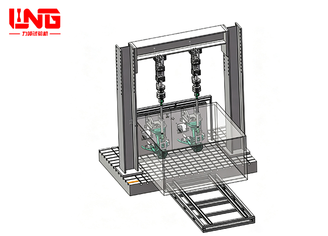 PLS-W25 Four Channel Electro Hydraulic Servo Air Spring Fatigue Test System