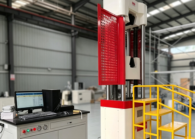 Hard core testing equipment! Performance test of power-assisted materials for Jinan Liling HAW-2000HD electro-hydraulic servo universal testing machine