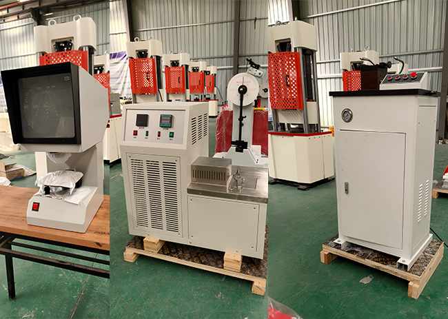 Four-piece metal impact test, one-stop solution for impact toughness testing.