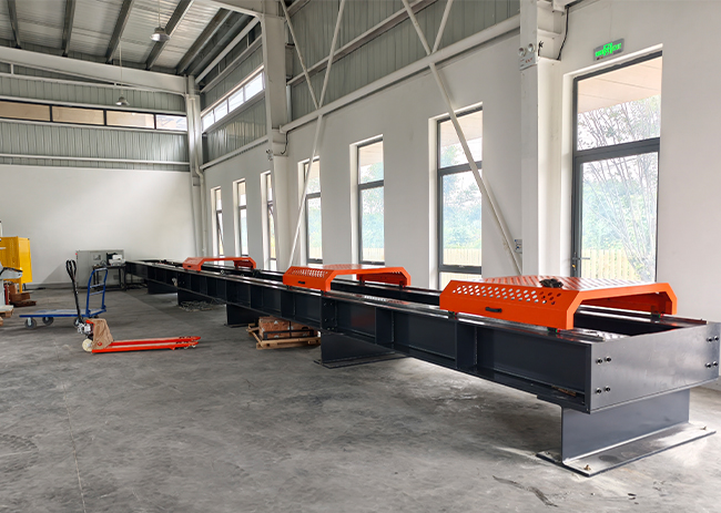 Jinan force collar testing machine 150 tons electro-hydraulic servo horizontal tensile testing machine entered Jiangxi Construction Engineering Testing Station to complete on-site installation and debugging.